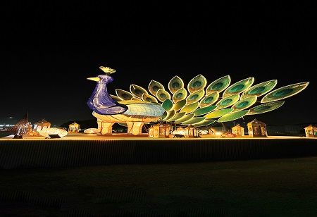 Delhi Airport unveils Spectacular Peacock Art Installation: A Diwali Masterpiece You Can't Miss